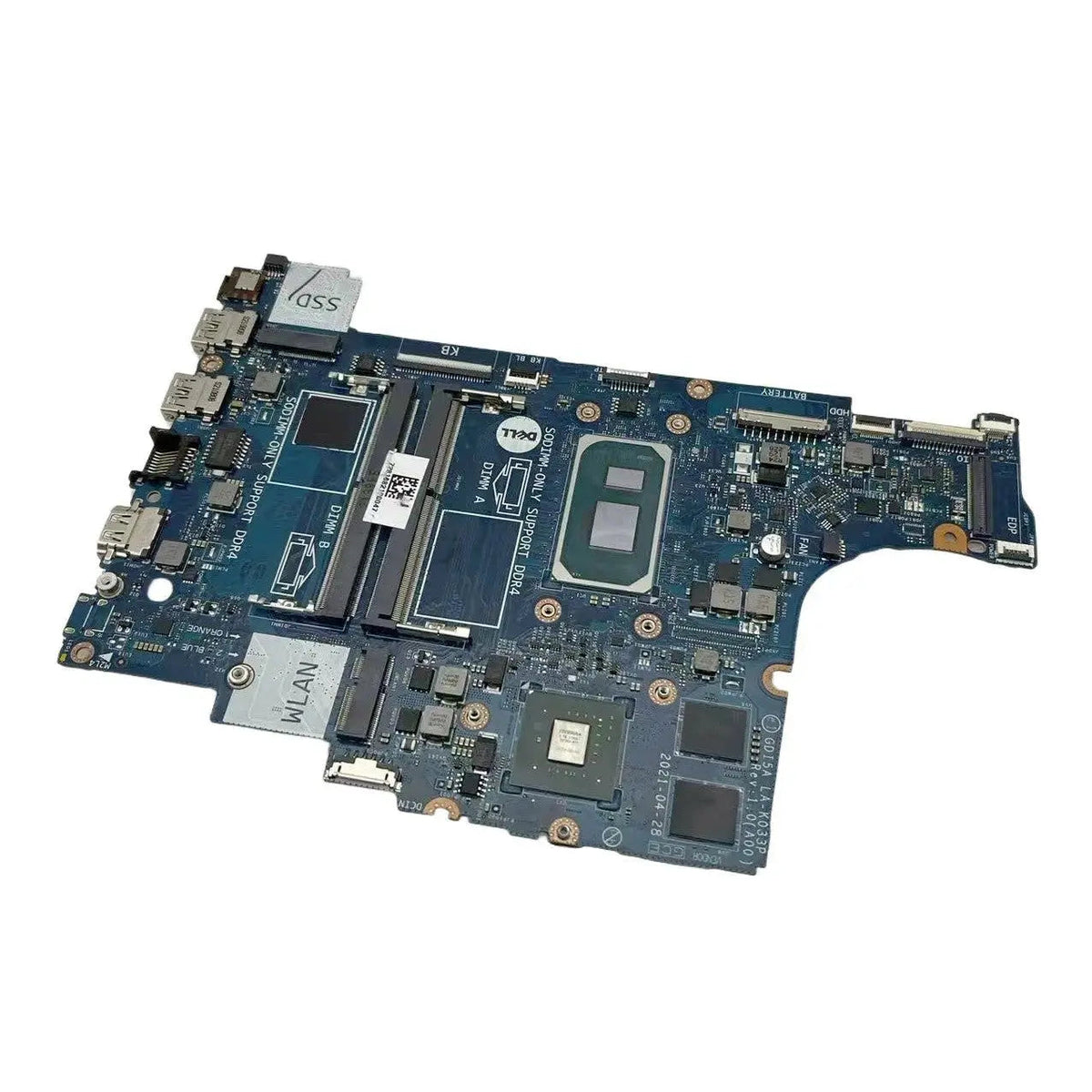 Dell Inspiron 3500 3501 Motherboard LA-K033P CN-0NX5H3 with i7-1165G7 CPU MX330-2GB - Bighao-era Laptop Part
