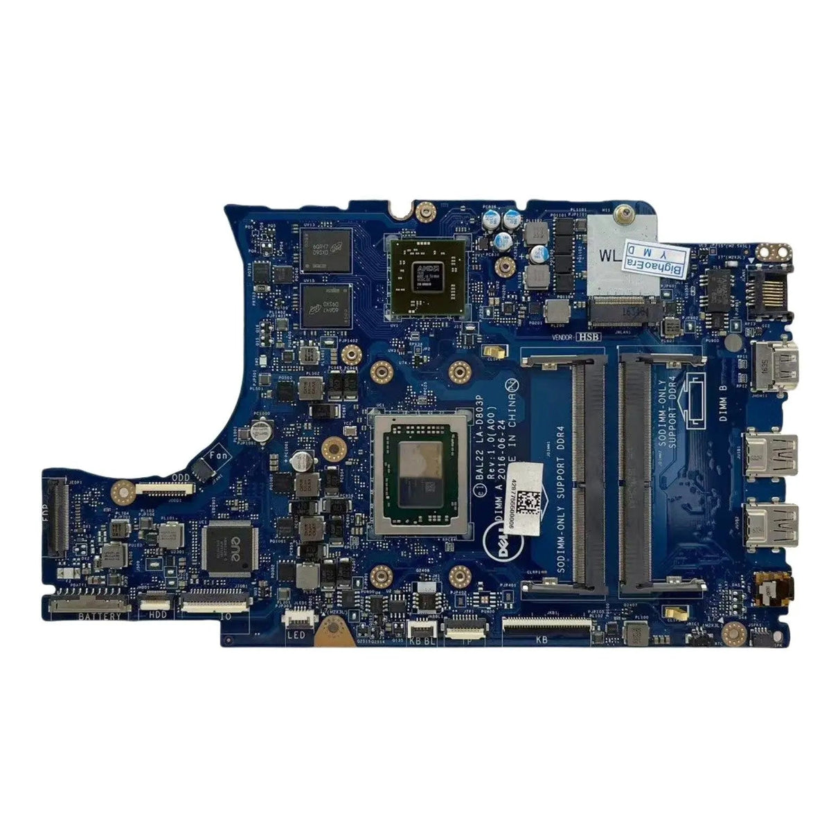 Dell Inspiron 15‑5565 Motherboard LA-D803P CN-0R1WJH with A10-9600P R7 M440-4GB - Bighao-era Laptop Part
