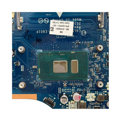 HP Pavilion 15-BS Motherboard LA-E801P 924751-601 with i5-7200U CPU - Bighao-era Laptop Part