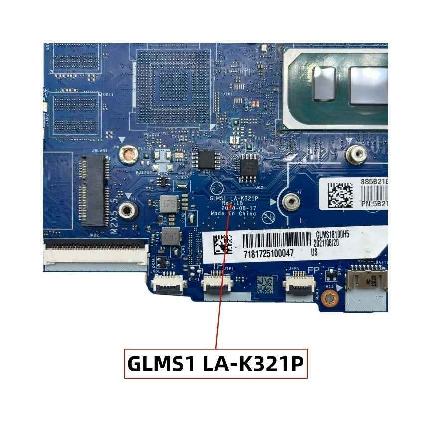 Lenovo Ideapad 5-14ITL05 Motherboard LA-K321P 5B21B39816 with i5-1135G7 16GB-RAM - Bighao-era Laptop Part