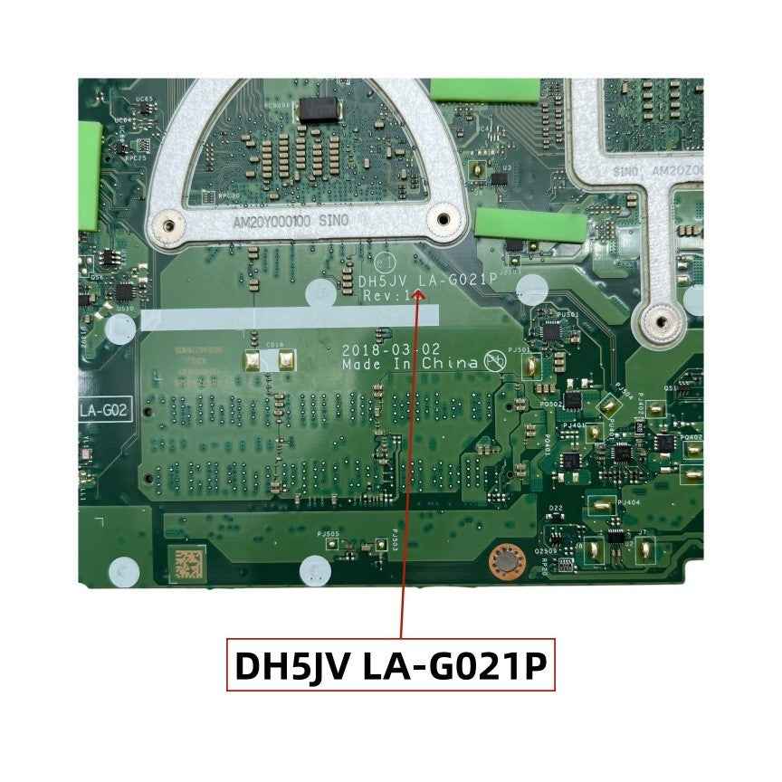 Acer Nitro 5 AN515-42 Motherboard NB.Q3R11.001 LA-G021P with R5-2500U CPU RX560X-4GB - Bighao-era Laptop Part