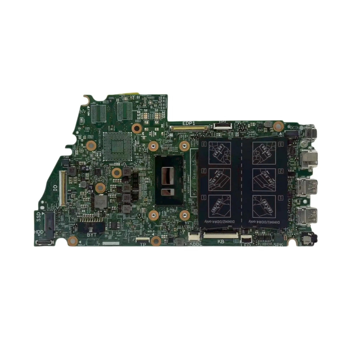 DELL Inspiron 15 7573 Motherboard 16841-1 CN-0WWYYN with i7-8550U CPU - Bighao-era Laptop Part
