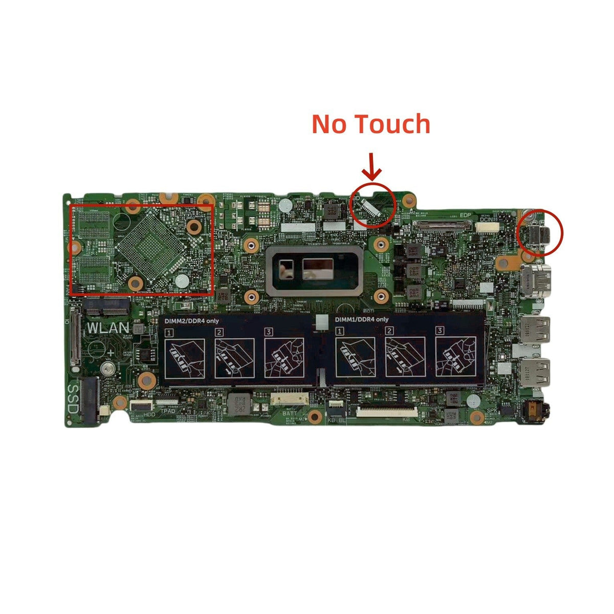 Dell Inspiron 5481 Motherboard 17859-1 CN-04G9HV with i5-8265U CPU - Bighao-era Laptop Part