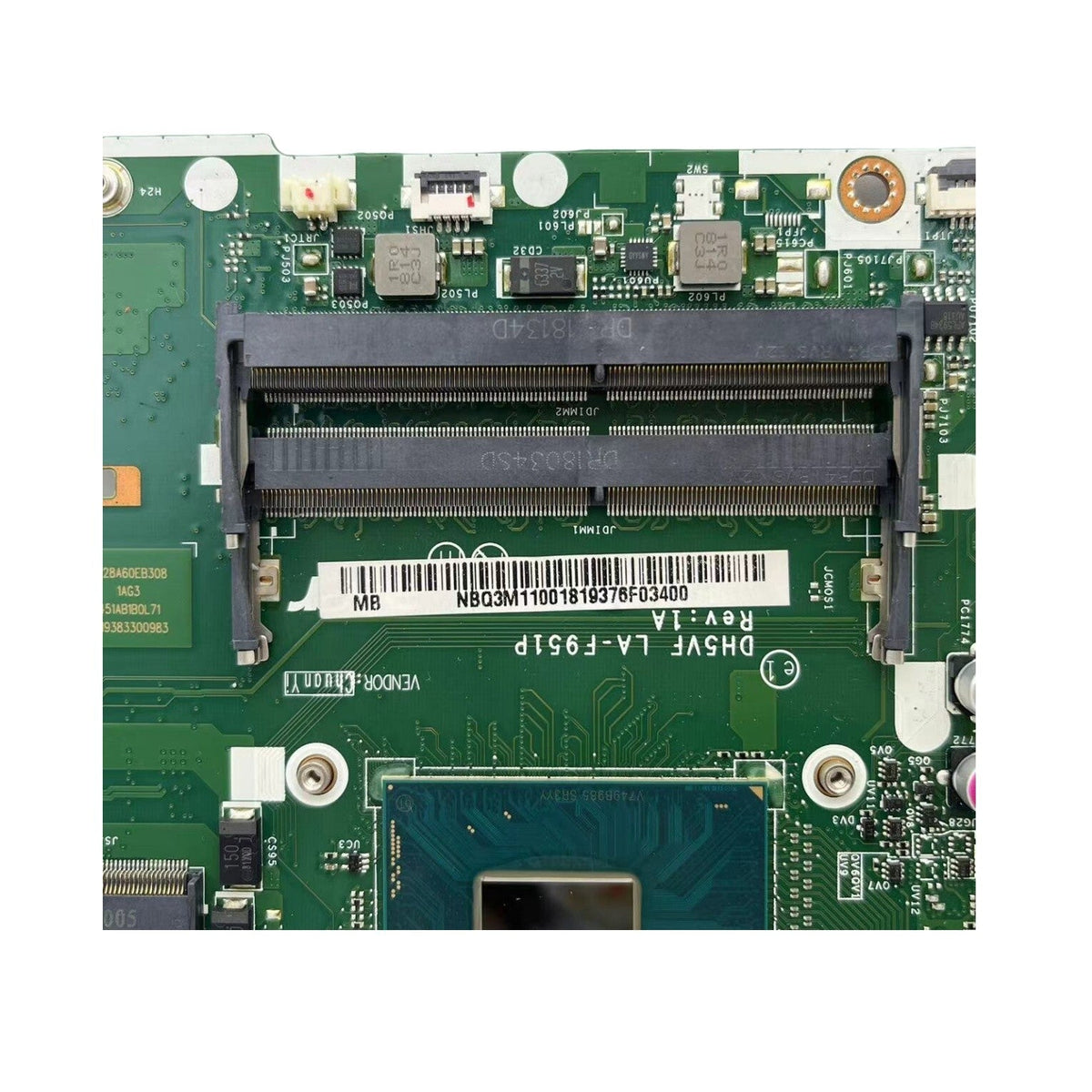 Acer Nitro 5 AN515‑52 Motherboard LA-F951P NB.Q3M11.001 with i7-8750H GTX1050-4GB - Bighao-era Laptop Part