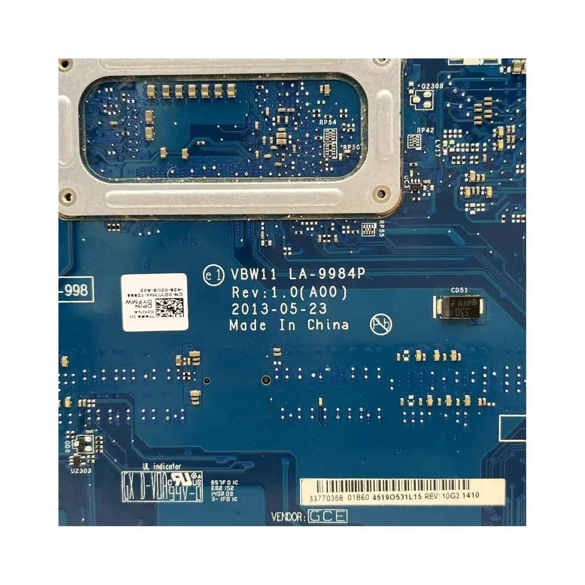 Dell Inspiron 3737 5737 Motherboard LA-9984P CN-0DYFMW with i7-4500U 8870M-2GB - Bighao-era Laptop Part