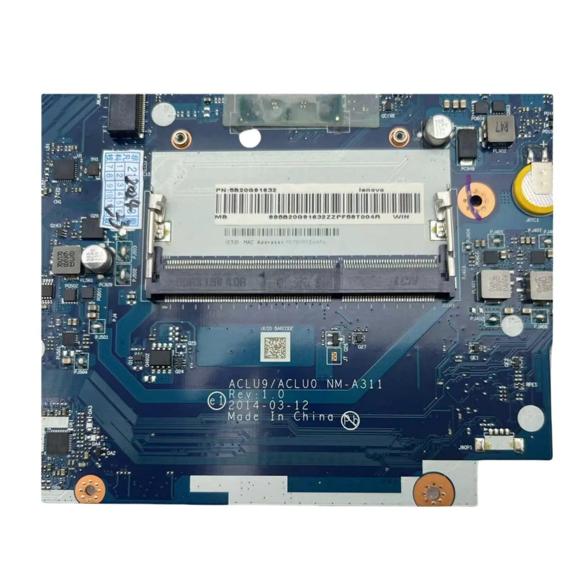 Lenovo Ideapad G50-30 Motherboard NM-A311 5B20G91632 with N3540 GT820M-1GB - Bighao-era Laptop Part