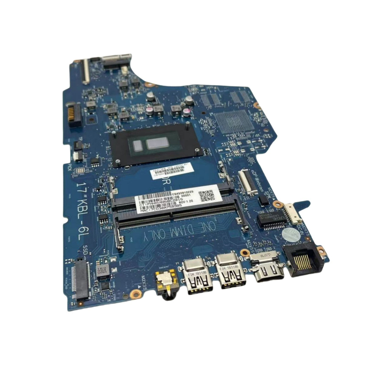 HP 17-BY Motherboard 6050A2982701 L22737-001 with i3-8130U CPU - Bighao-era Laptop Part