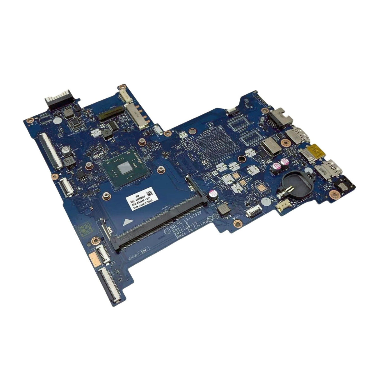 HP 15-AY Motherboard LA-D702P 854948-601 with Pentium N3710 CPU - Bighao-era Laptop Part