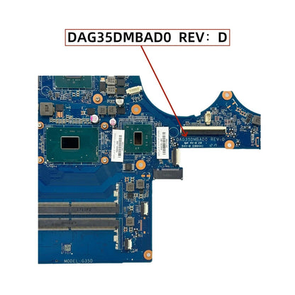 HP OMEN 15-AX Pavilion 15-BC Motherboard DAG35DMBAD0 with i5-7300HQ i7-7700HQ CPU GTX1050/GTX1050TI - Bighao-era Laptop Part