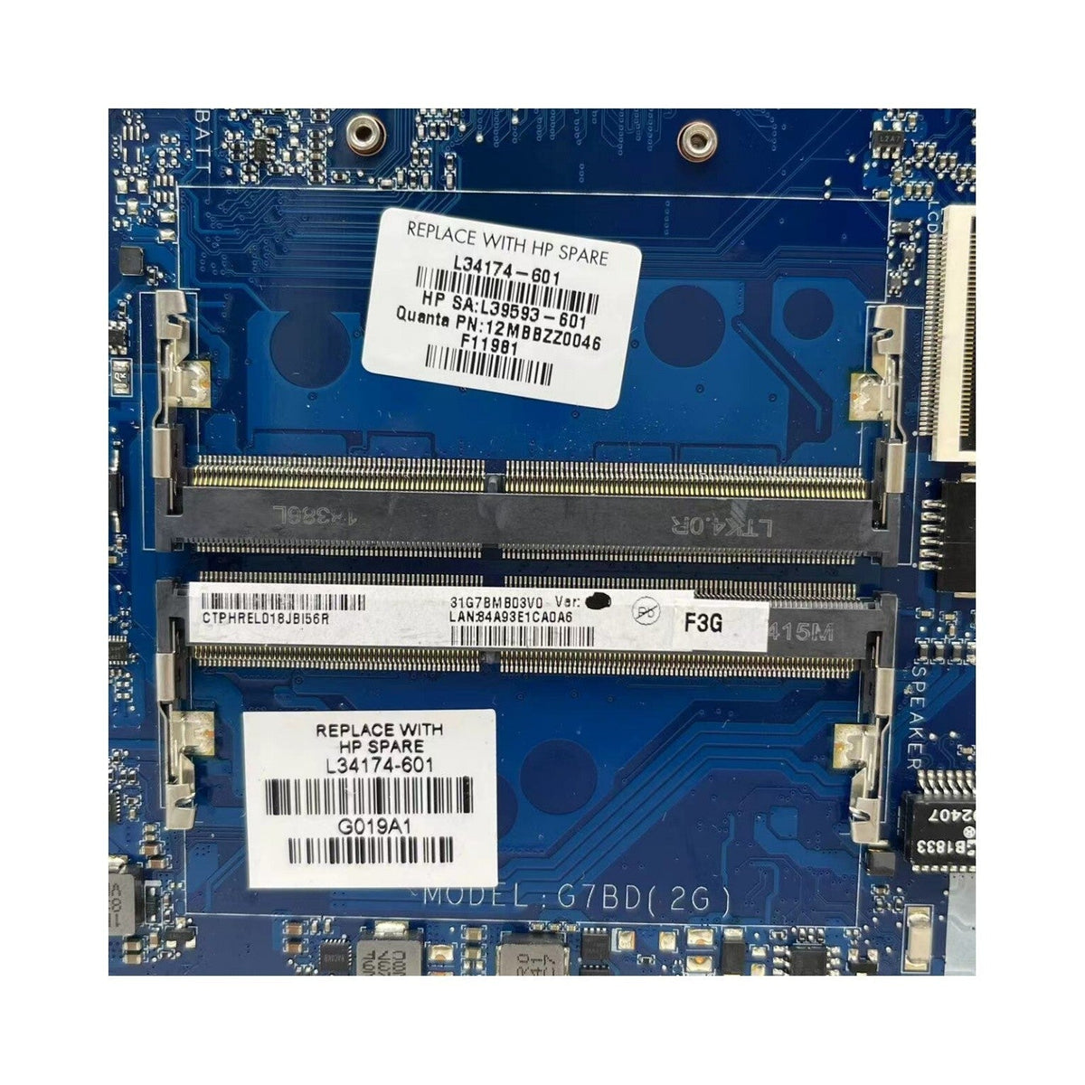 HP Pavilion 15-CS Motherboard DAG7BDMB8F0 L34174-601 with i5-8265U MX150-2GB - Bighao-era Laptop Part