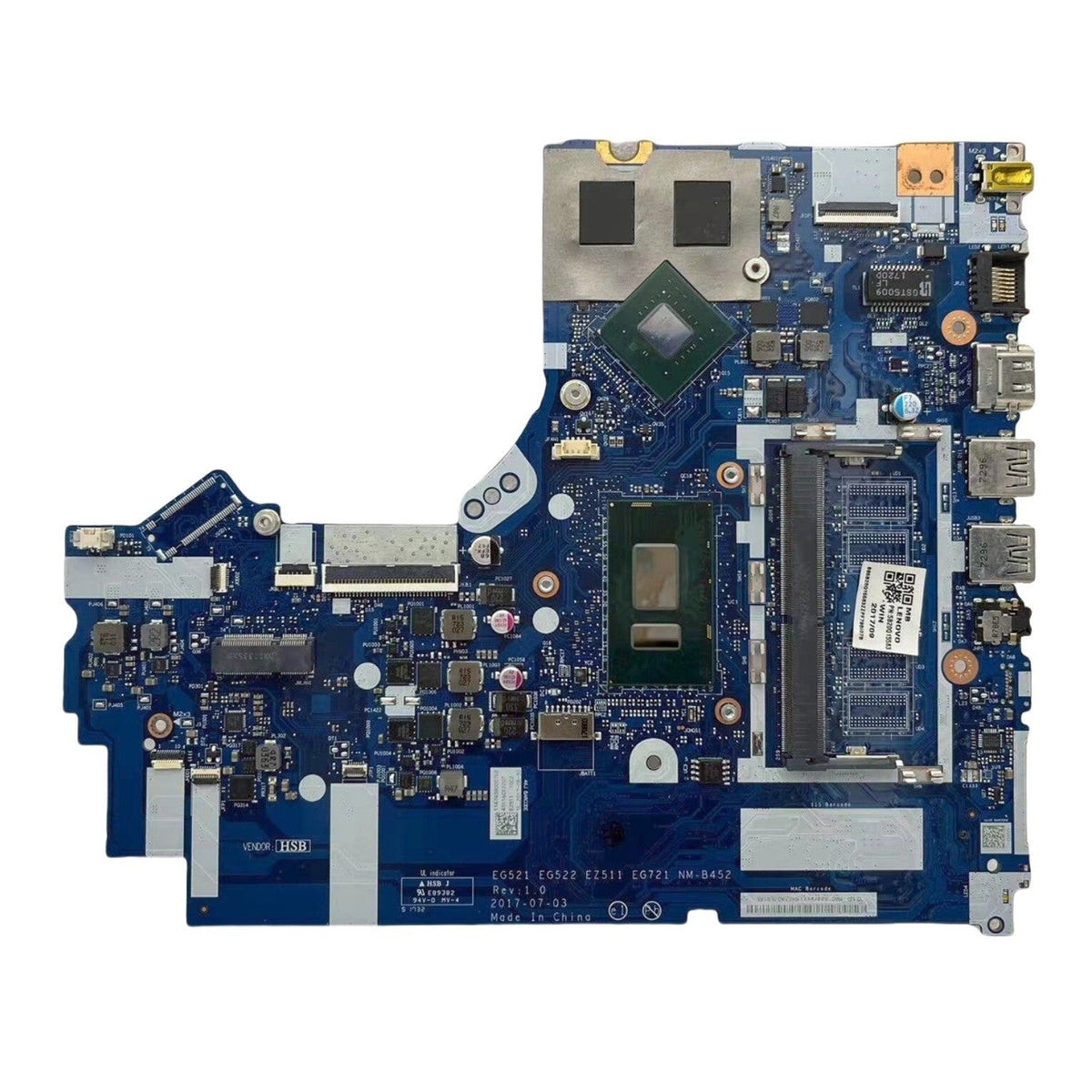 Lenovo IdeaPad 520-15IKB Motherboard NM-B452 5B20Q15604 with i7-8550U MX150-4GB - Bighao-era Laptop Part