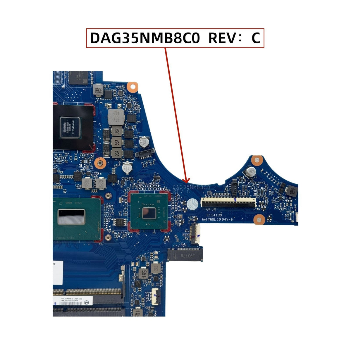 HP Pavilion 15-AX 15-BC Motherboard DAG35NMB8C0 L60211-601 with i7-9750H GTX1050-3GB - Bighao-era Laptop Part