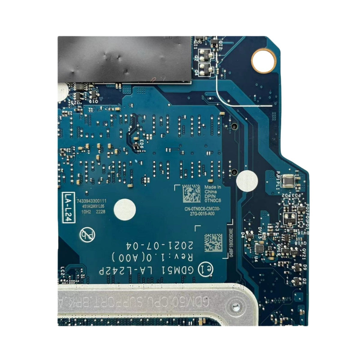 Dell Inspiron 15 3511 Motherboard CN-0TN0C6 LA-L242P with i7-1165G7 CPU MX350-2GB - Bighao-era Laptop Part