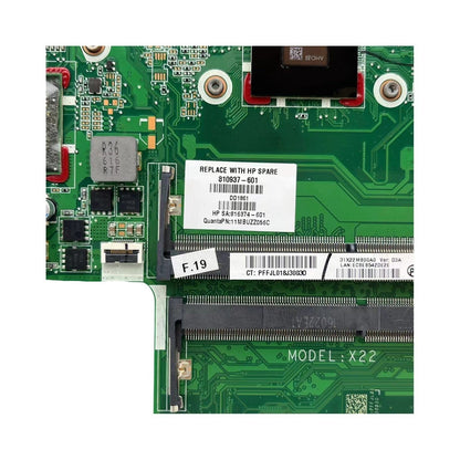 HP Pavilion 17-G Motherboard DA0X22MB6D0 809401‑501 with A8-7410 M360-2GB - Bighao-era Laptop Part