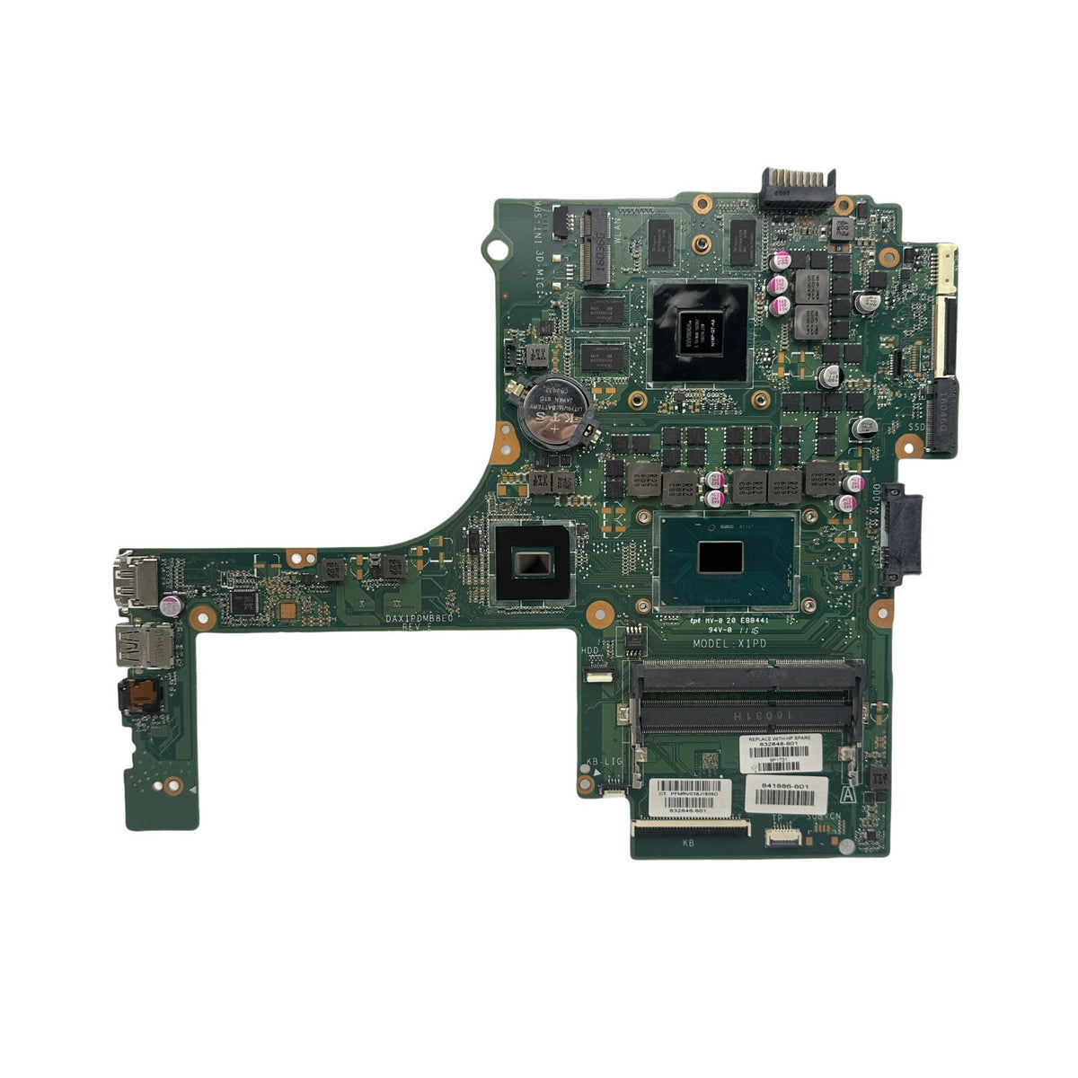 HP Pavilion Gaming 15‑AK TPN‑Q159 Motherboard DAX1PDMB8E0 832847-601 with i7-6700HQ CPU GTX950-4GB - Bighao-era Laptop Part