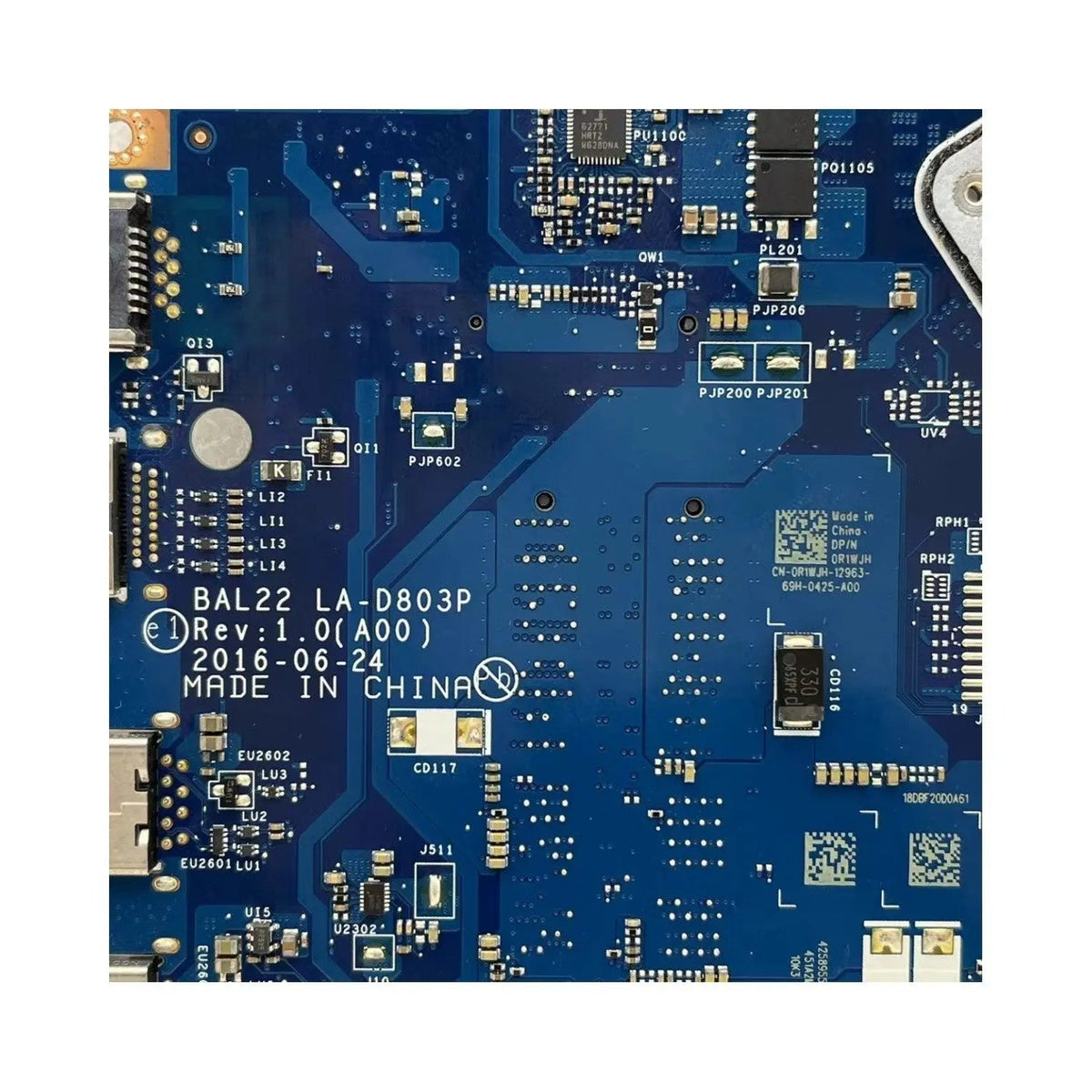 Dell Inspiron 15‑5565 Motherboard LA-D803P CN-0R1WJH with A10-9600P R7 M440-4GB - Bighao-era Laptop Part