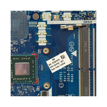 HP 255 G7 Motherboard LA-G078P L54792-601 with AMD A4-9125 CPU - Bighao-era Laptop Part