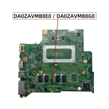 Acer Aspire A315-51 Motherboard DA0ZAVMB8G0 NB.GNP11.009 with i5-7200U 4GB-RAM - Bighao-era Laptop Part