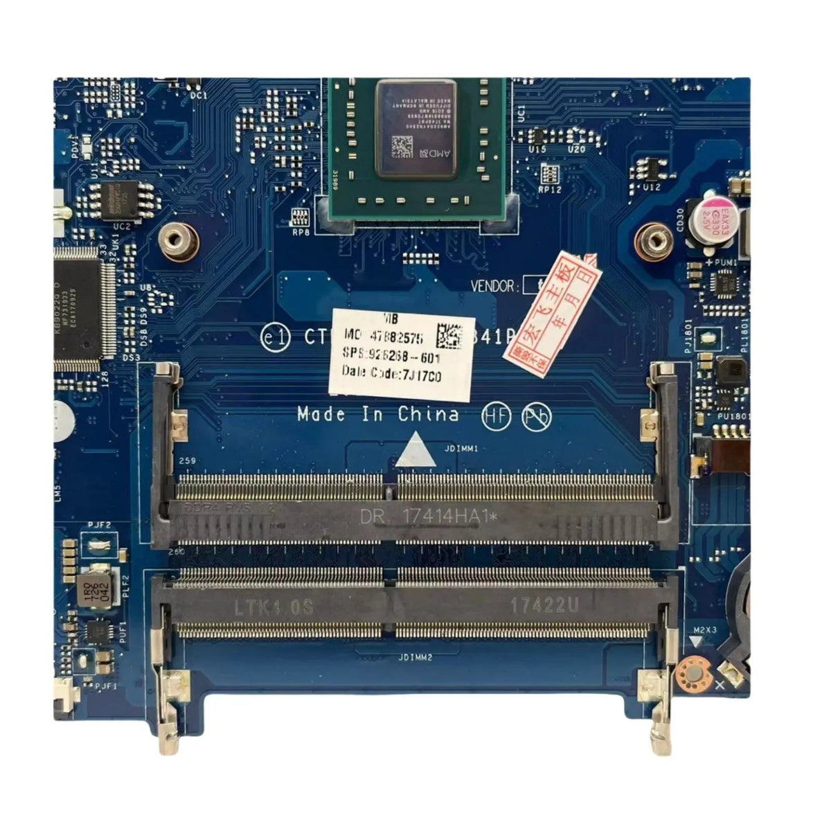 HP Pavilion 15-BW 255 G6 Motherboard LA-E841P 926268-601 with A6-9220 CPU - Bighao-era Laptop Part