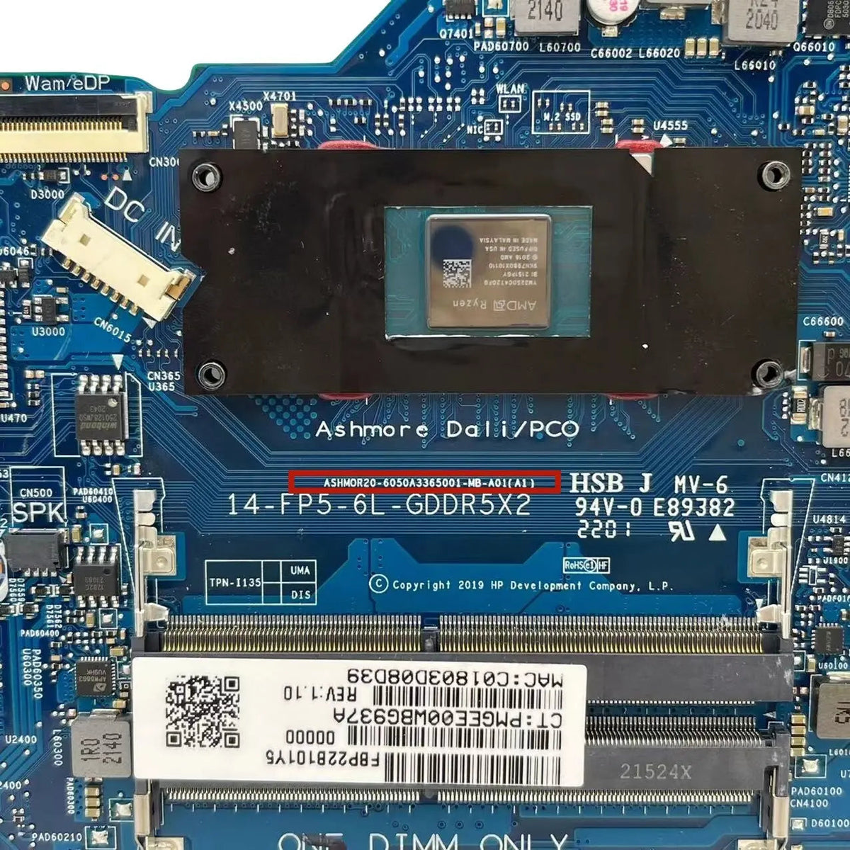 HP 14-DK 245 G8 Motherboard 6050A3365001 L86473-601 with R3-3250U CPU - Bighao-era Laptop Part