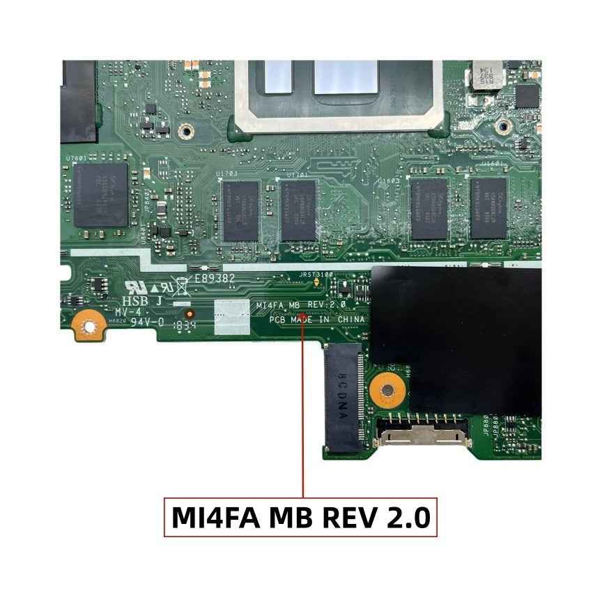 Acer Swift SF314-55G Motherboard NB.HBH11.005 MI4FA with i5-8265U 8GB-RAM MX250-2GB - Bighao-era Laptop Part