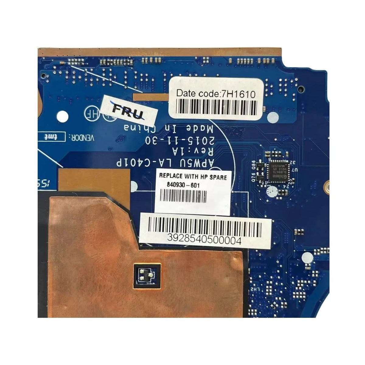 HP ZBook Studio G3 Motherboard LA-C401P 840930-601 with i7-6820HQ CPU - Bighao-era Laptop Part