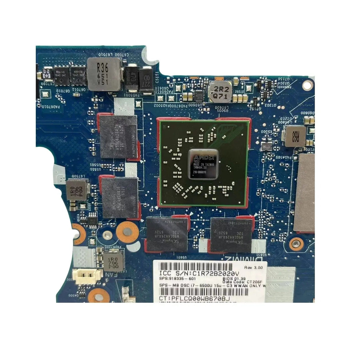 HP EliteBook 850/840 G3 Motherboard 6050A2892401 839235-601 with i7-6500 CPU M350-2GB - Bighao-era Laptop Part