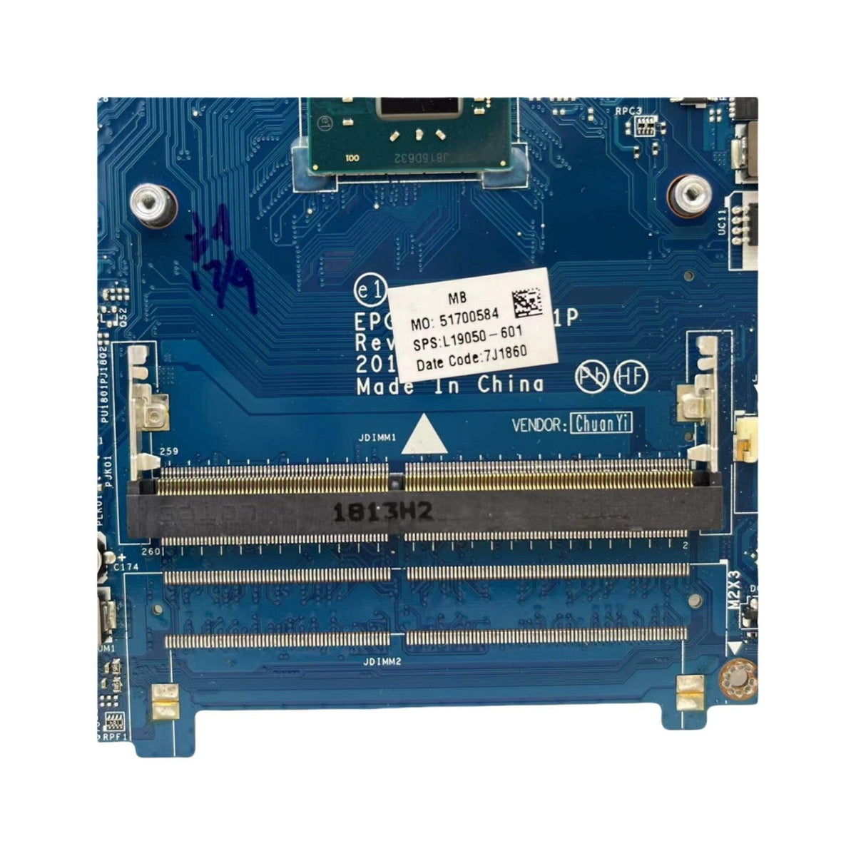 HP 15-BS 250 G7 Motherboard LA-G121P L19050-601 with Pentium N5000 CPU - Bighao-era Laptop Part
