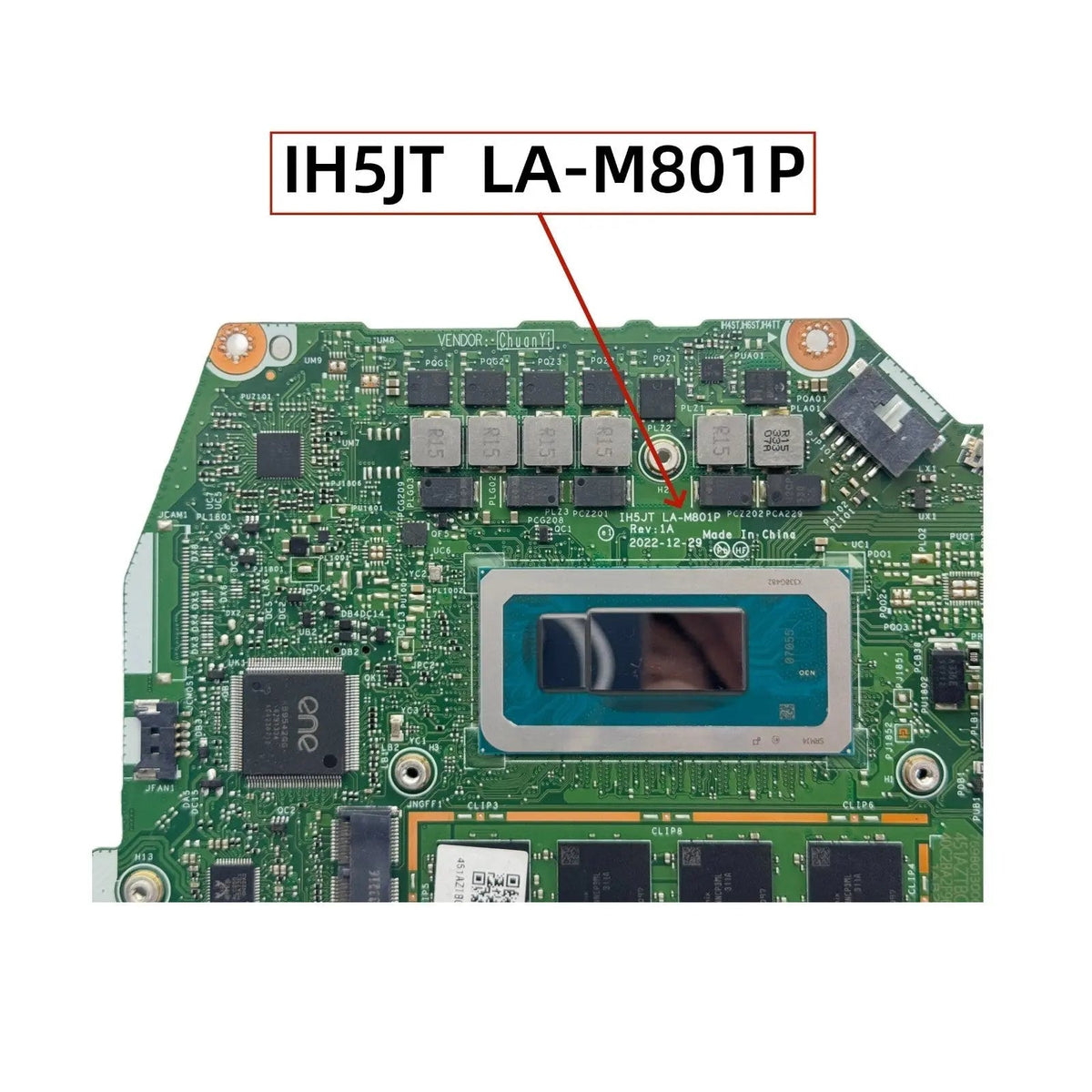 Acer Aspire 5 A515-58M Motherboard LA-M801P NB.KQ811.001 with i9-13900H 16GB-RAM - Bighao-era Laptop Part