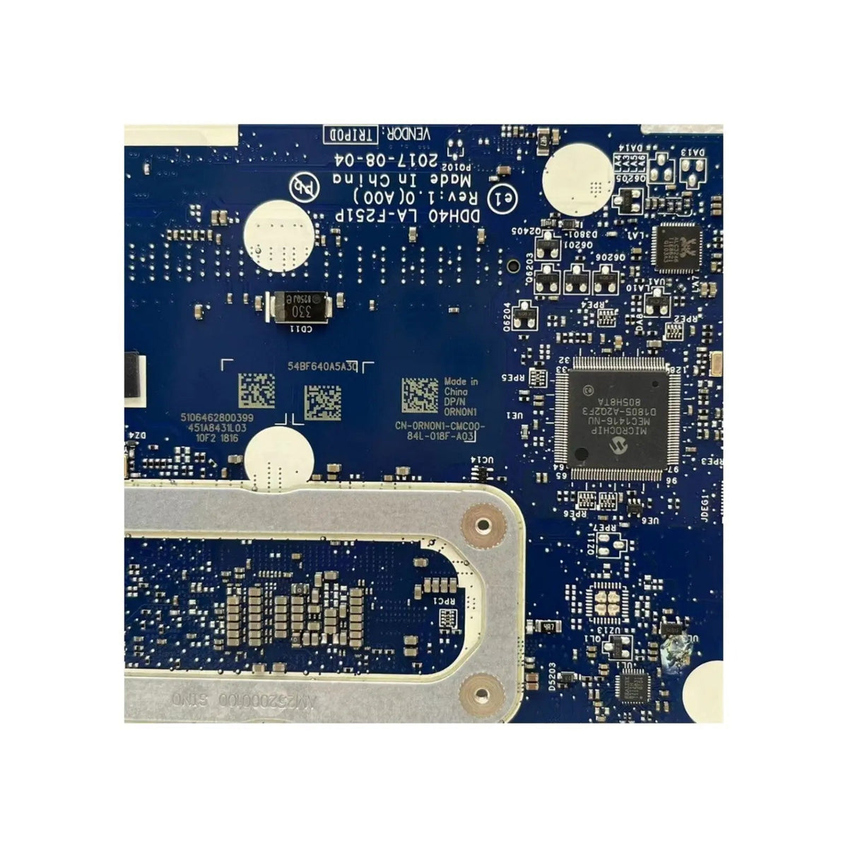 DELL Inspiron 7472 Motherboard LA-F251P CN-0RN0N1 with i5-8250U CPU - Bighao-era Laptop Part