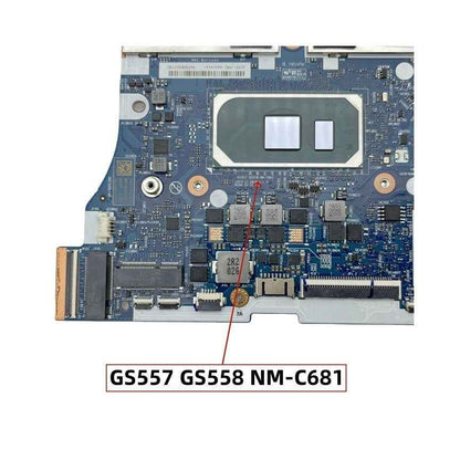 Lenovo IdeaPad 5-15IIL05 Motherboard 5B20S44040 NM-C681 with i7-1065G7 16GB-RAM MX350-2GB - Bighao-era Laptop Part