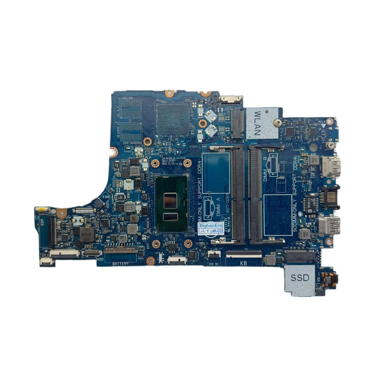Dell Latitude 3490 3590 Motherboard LA-F115P CN-09XJTY with i5-8250U CPU - Bighao-era Laptop Part