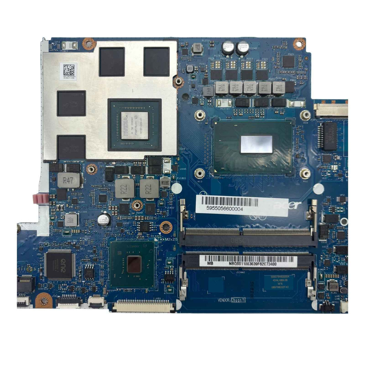 Acer Aspire 7 A715?75G motherboard LA-J861P NB.Q8711.001 with i7-9750H GTX1650-4GB